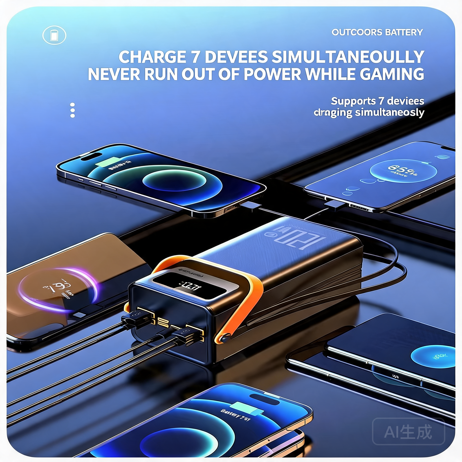 Fidora 120W Outdoor Fast Charging Power Bank 50000mAh