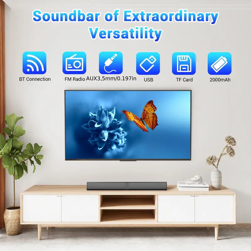 FlexSound 2-in-1 Convertible Bluetooth Soundbar Speaker