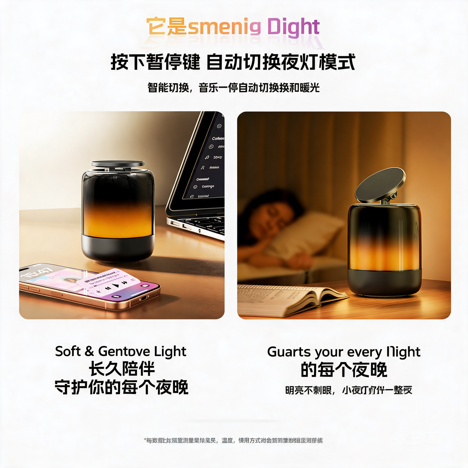 LumiDock Q28 3-in-1 RGB Bluetooth Speaker & Magnetic Phone Stand