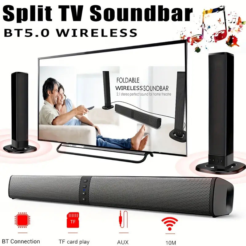 FlexSound 2-in-1 Convertible Bluetooth Soundbar Speaker