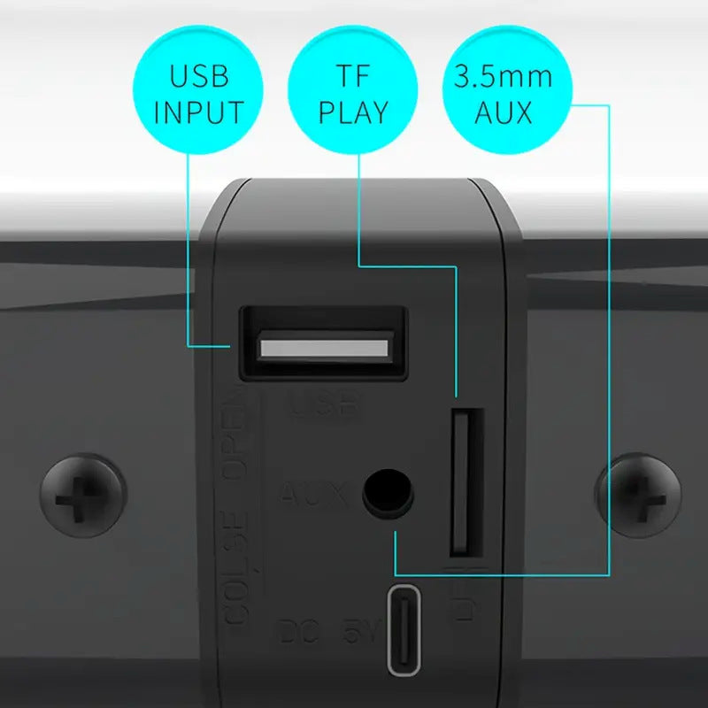 FlexSound 2-in-1 Convertible Bluetooth Soundbar Speaker