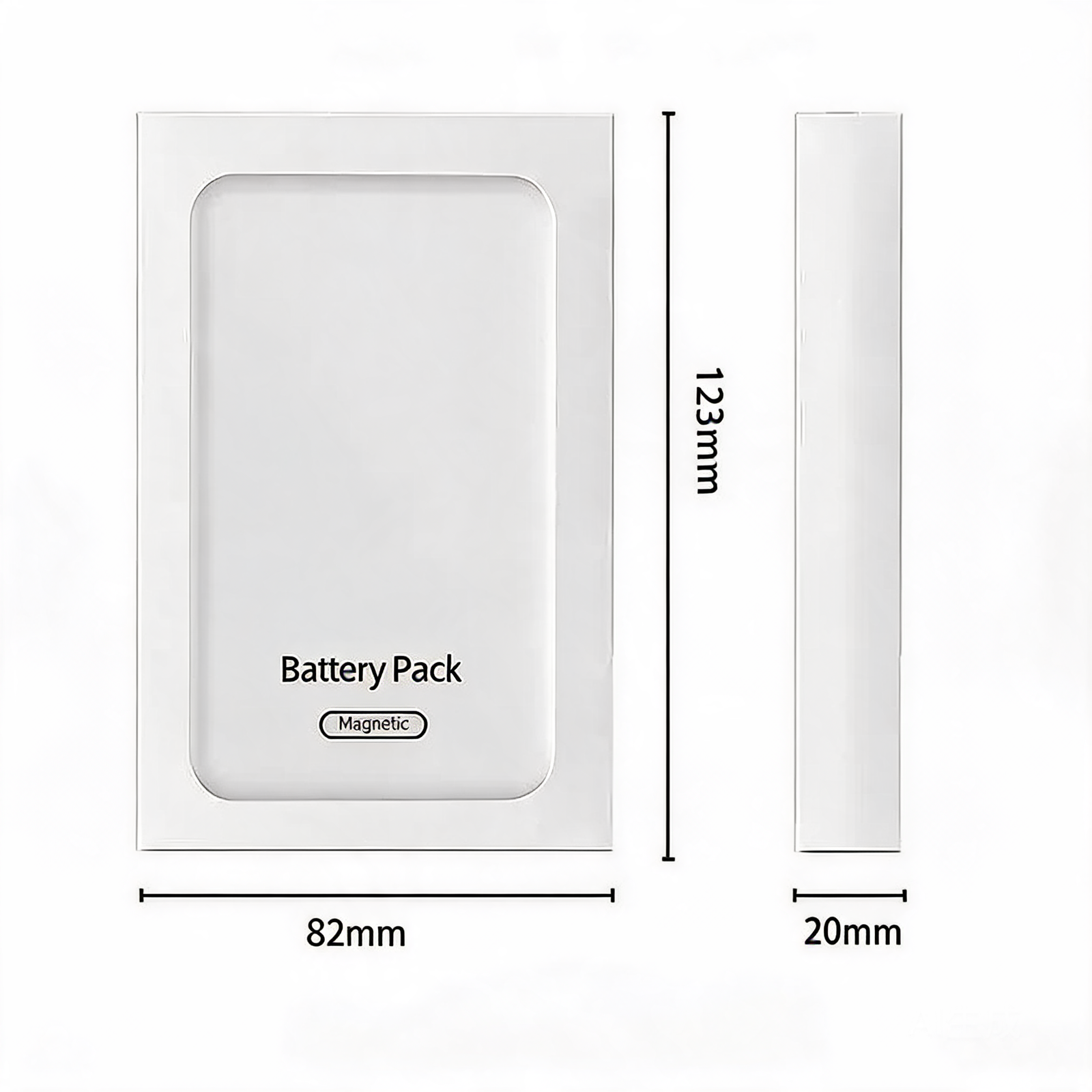 MagSafe Compatible Magnetic Wireless Power Bank 10000mAh