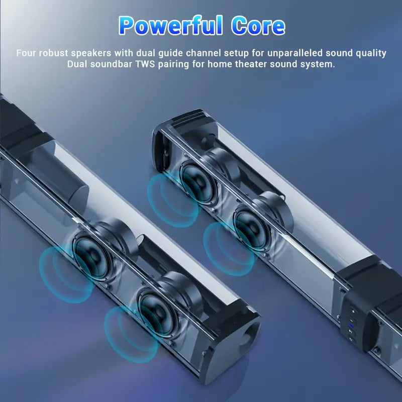 FlexSound 2-in-1 Convertible Bluetooth Soundbar Speaker