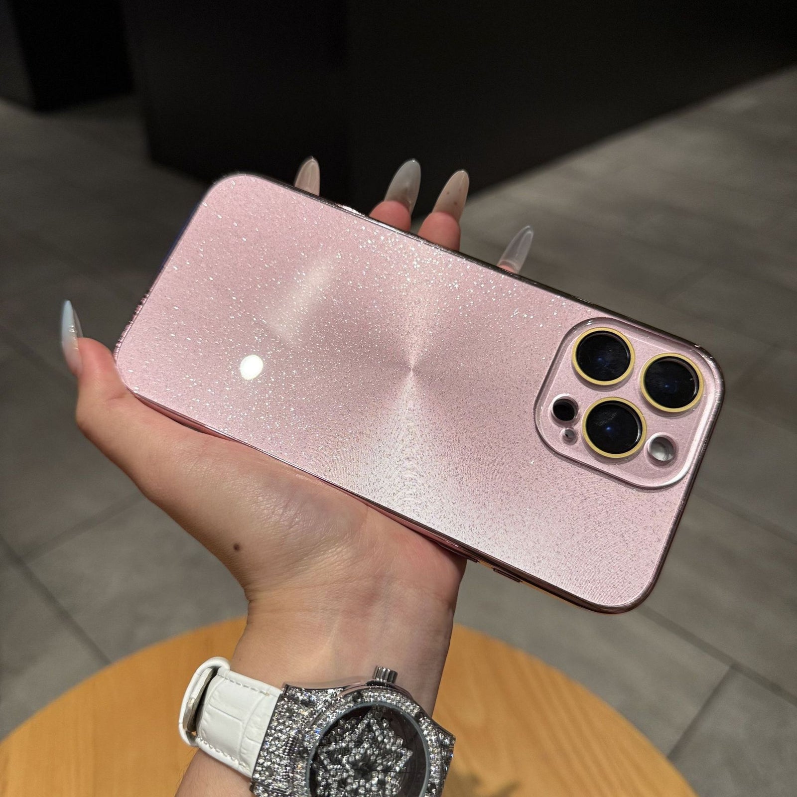Aurora Holographic Electroplated iPhone Case