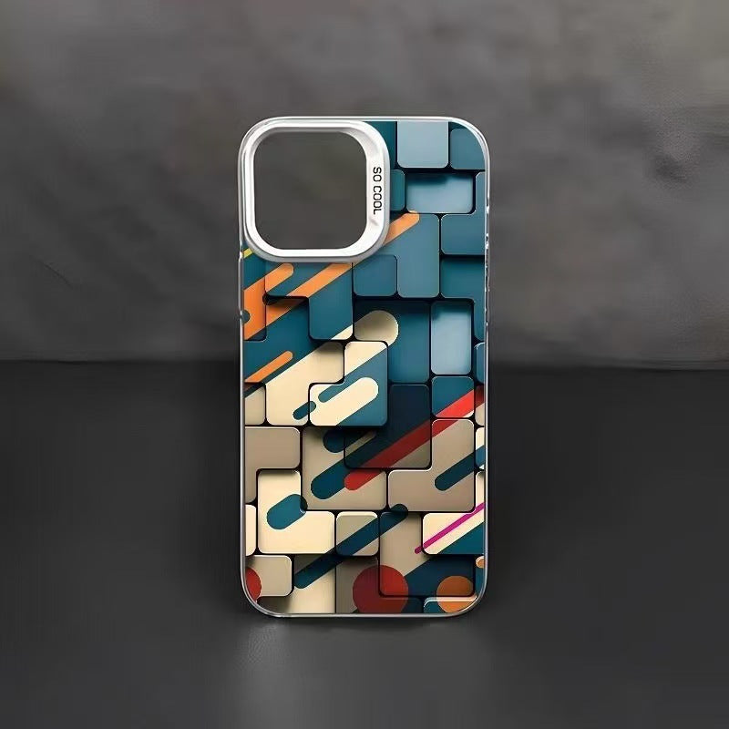 Colorwave 3D Geometric iPhone Case